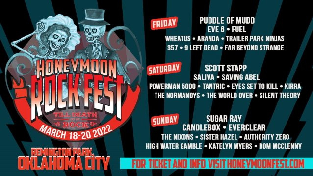 Watch: PUDDLE OF MUDD Covers BLACK SABBATH's 'War Pigs' At Oklahoma City's HONEYMOON ROCK FEST